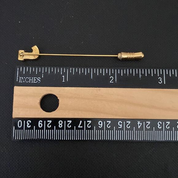 TRIFARI Vintage J Initial Letter Stick Pin - Picture 3 of 8